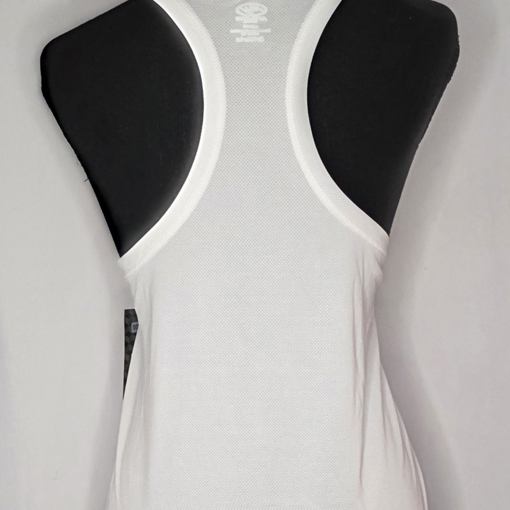 NWT Athletic Works Tank Tops Set of 2 -White & Mint Racerback Workout Size Large - Picture 3 of 11